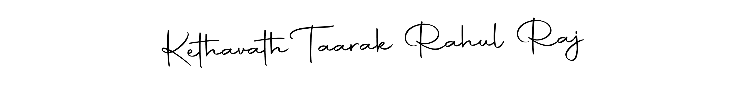 The best way (Autography-DOLnW) to make a short signature is to pick only two or three words in your name. The name Kethavath Taarak Rahul Raj include a total of six letters. For converting this name. Kethavath Taarak Rahul Raj signature style 10 images and pictures png