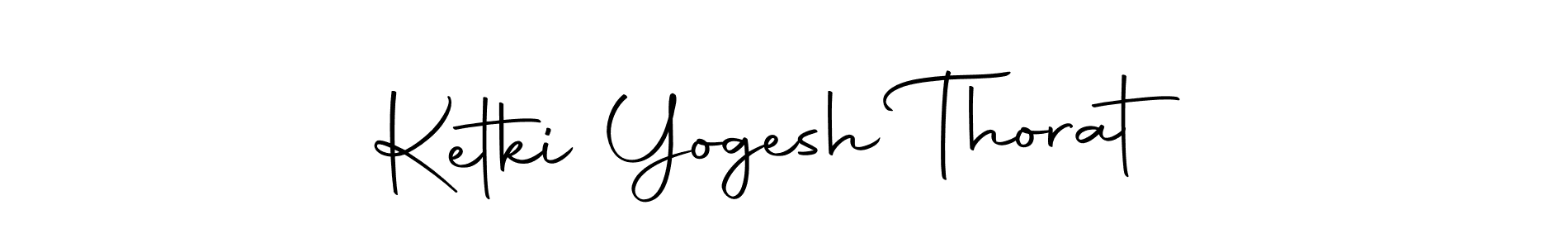 Create a beautiful signature design for name Ketki Yogesh Thorat. With this signature (Autography-DOLnW) fonts, you can make a handwritten signature for free. Ketki Yogesh Thorat signature style 10 images and pictures png