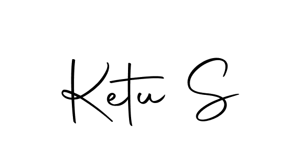 You can use this online signature creator to create a handwritten signature for the name Ketu S. This is the best online autograph maker. Ketu S signature style 10 images and pictures png