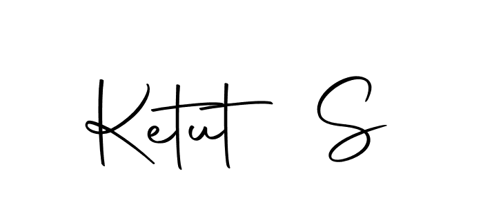 Ketut S stylish signature style. Best Handwritten Sign (Autography-DOLnW) for my name. Handwritten Signature Collection Ideas for my name Ketut S. Ketut S signature style 10 images and pictures png