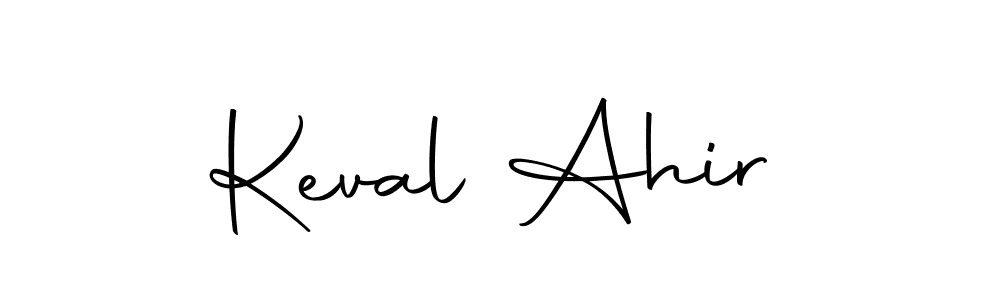 How to make Keval Ahir signature? Autography-DOLnW is a professional autograph style. Create handwritten signature for Keval Ahir name. Keval Ahir signature style 10 images and pictures png