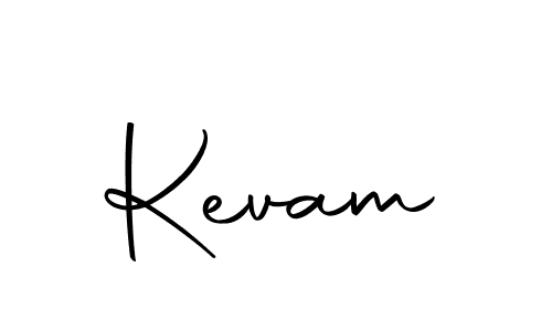How to make Kevam name signature. Use Autography-DOLnW style for creating short signs online. This is the latest handwritten sign. Kevam signature style 10 images and pictures png