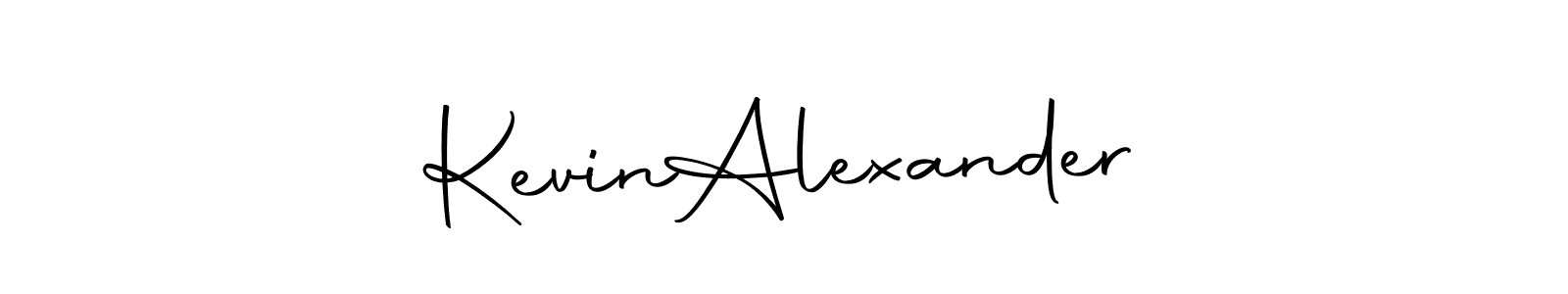 You should practise on your own different ways (Autography-DOLnW) to write your name (Kevin  Alexander) in signature. don't let someone else do it for you. Kevin  Alexander signature style 10 images and pictures png