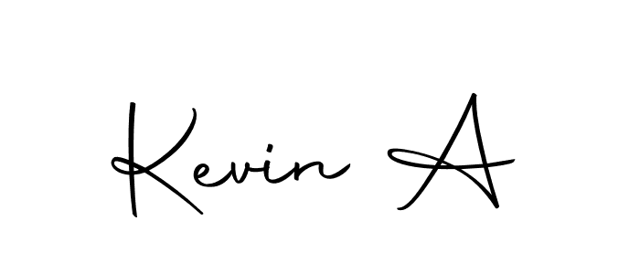 It looks lik you need a new signature style for name Kevin A. Design unique handwritten (Autography-DOLnW) signature with our free signature maker in just a few clicks. Kevin A signature style 10 images and pictures png