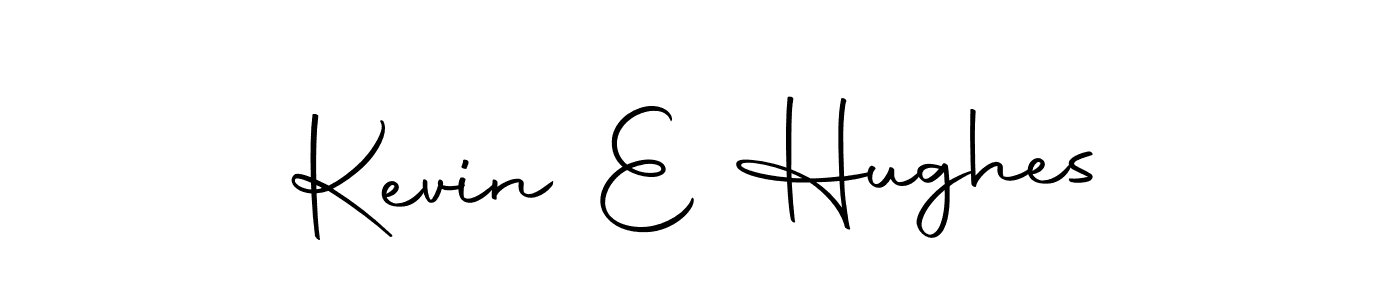 How to make Kevin E Hughes name signature. Use Autography-DOLnW style for creating short signs online. This is the latest handwritten sign. Kevin E Hughes signature style 10 images and pictures png