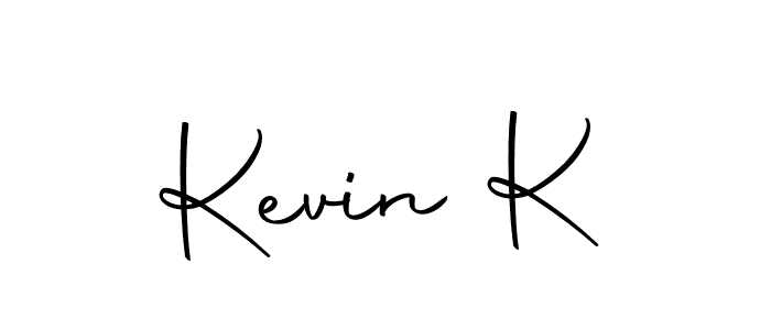 Design your own signature with our free online signature maker. With this signature software, you can create a handwritten (Autography-DOLnW) signature for name Kevin K. Kevin K signature style 10 images and pictures png