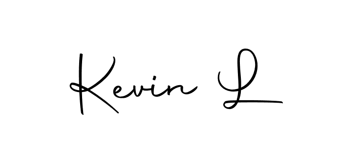 It looks lik you need a new signature style for name Kevin L. Design unique handwritten (Autography-DOLnW) signature with our free signature maker in just a few clicks. Kevin L signature style 10 images and pictures png
