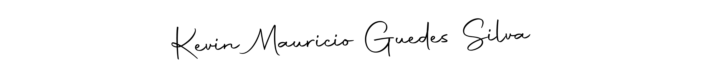 Design your own signature with our free online signature maker. With this signature software, you can create a handwritten (Autography-DOLnW) signature for name Kevin Mauricio Guedes Silva. Kevin Mauricio Guedes Silva signature style 10 images and pictures png