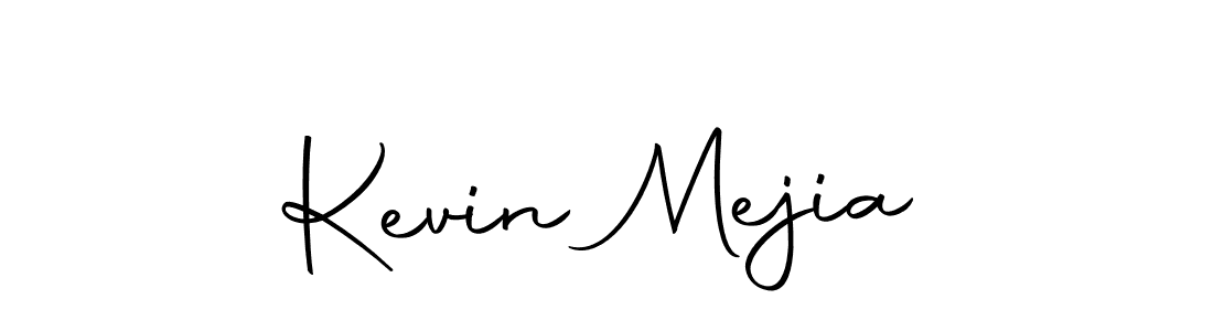 How to make Kevin Mejia name signature. Use Autography-DOLnW style for creating short signs online. This is the latest handwritten sign. Kevin Mejia signature style 10 images and pictures png