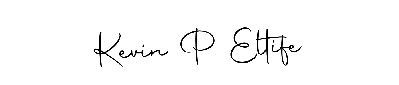 Kevin P Eltife stylish signature style. Best Handwritten Sign (Autography-DOLnW) for my name. Handwritten Signature Collection Ideas for my name Kevin P Eltife. Kevin P Eltife signature style 10 images and pictures png