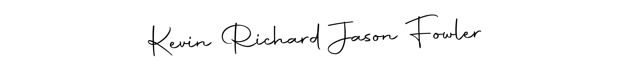 You should practise on your own different ways (Autography-DOLnW) to write your name (Kevin Richard Jason Fowler) in signature. don't let someone else do it for you. Kevin Richard Jason Fowler signature style 10 images and pictures png