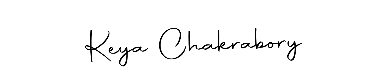 Also we have Keya Chakrabory name is the best signature style. Create professional handwritten signature collection using Autography-DOLnW autograph style. Keya Chakrabory signature style 10 images and pictures png
