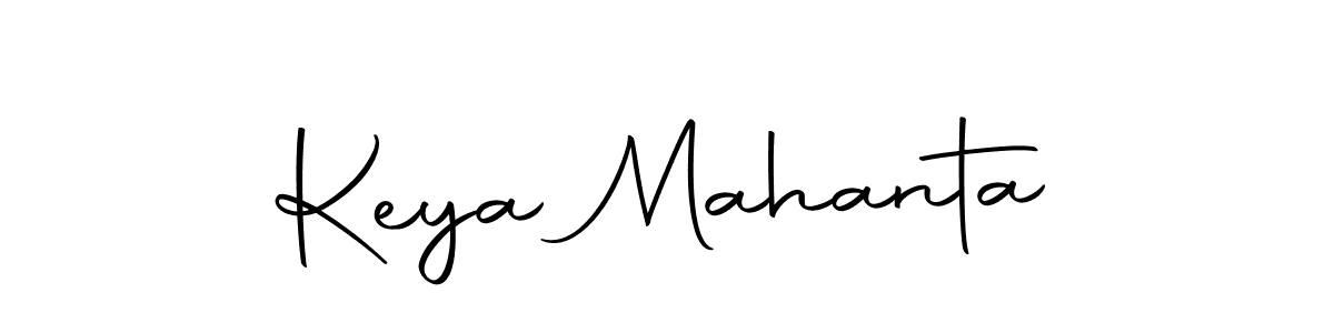 How to make Keya Mahanta name signature. Use Autography-DOLnW style for creating short signs online. This is the latest handwritten sign. Keya Mahanta signature style 10 images and pictures png
