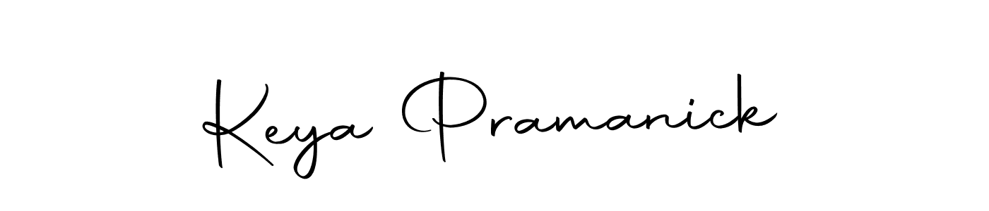 Design your own signature with our free online signature maker. With this signature software, you can create a handwritten (Autography-DOLnW) signature for name Keya Pramanick. Keya Pramanick signature style 10 images and pictures png