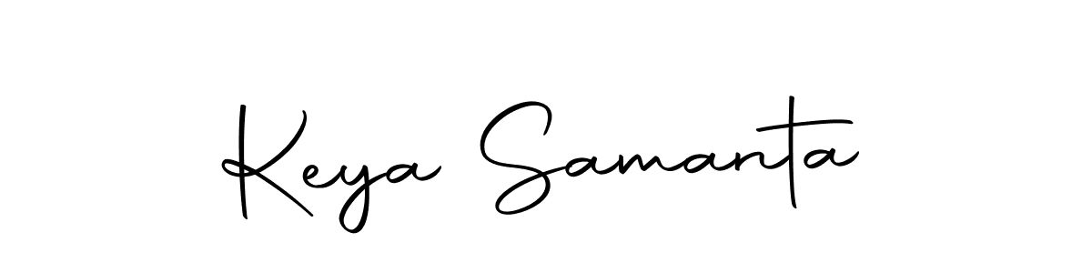 Use a signature maker to create a handwritten signature online. With this signature software, you can design (Autography-DOLnW) your own signature for name Keya Samanta. Keya Samanta signature style 10 images and pictures png