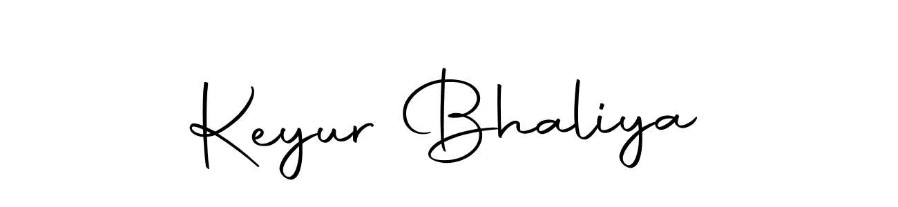 Design your own signature with our free online signature maker. With this signature software, you can create a handwritten (Autography-DOLnW) signature for name Keyur Bhaliya. Keyur Bhaliya signature style 10 images and pictures png