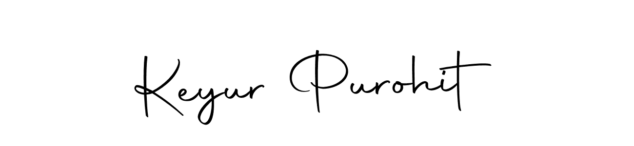 Create a beautiful signature design for name Keyur Purohit. With this signature (Autography-DOLnW) fonts, you can make a handwritten signature for free. Keyur Purohit signature style 10 images and pictures png