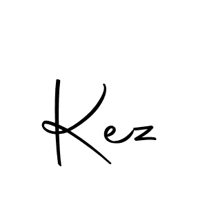 Design your own signature with our free online signature maker. With this signature software, you can create a handwritten (Autography-DOLnW) signature for name Kez. Kez signature style 10 images and pictures png