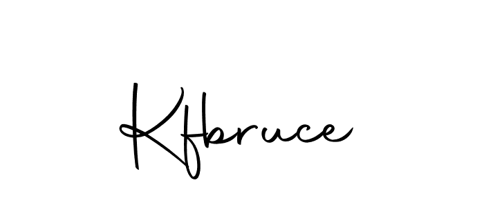 Create a beautiful signature design for name Kfbruce. With this signature (Autography-DOLnW) fonts, you can make a handwritten signature for free. Kfbruce signature style 10 images and pictures png