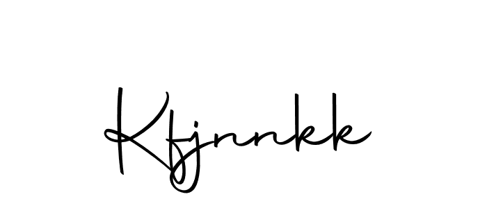 Design your own signature with our free online signature maker. With this signature software, you can create a handwritten (Autography-DOLnW) signature for name Kfjnnkk. Kfjnnkk signature style 10 images and pictures png