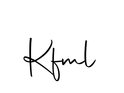 if you are searching for the best signature style for your name Kfml. so please give up your signature search. here we have designed multiple signature styles  using Autography-DOLnW. Kfml signature style 10 images and pictures png