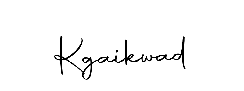 Create a beautiful signature design for name Kgaikwad. With this signature (Autography-DOLnW) fonts, you can make a handwritten signature for free. Kgaikwad signature style 10 images and pictures png
