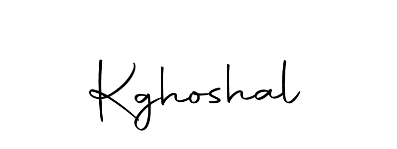 Use a signature maker to create a handwritten signature online. With this signature software, you can design (Autography-DOLnW) your own signature for name Kghoshal. Kghoshal signature style 10 images and pictures png