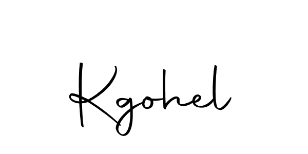 Design your own signature with our free online signature maker. With this signature software, you can create a handwritten (Autography-DOLnW) signature for name Kgohel. Kgohel signature style 10 images and pictures png