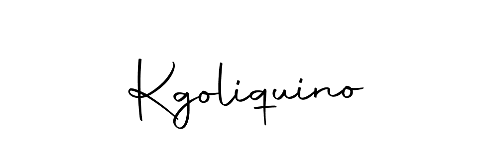 Make a beautiful signature design for name Kgoliquino. With this signature (Autography-DOLnW) style, you can create a handwritten signature for free. Kgoliquino signature style 10 images and pictures png