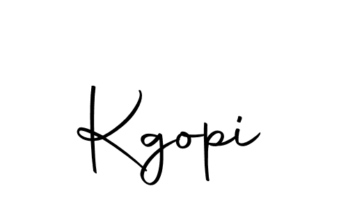 How to make Kgopi signature? Autography-DOLnW is a professional autograph style. Create handwritten signature for Kgopi name. Kgopi signature style 10 images and pictures png