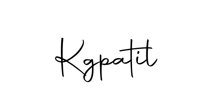 Kgpatil stylish signature style. Best Handwritten Sign (Autography-DOLnW) for my name. Handwritten Signature Collection Ideas for my name Kgpatil. Kgpatil signature style 10 images and pictures png