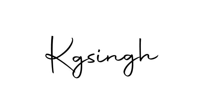 You should practise on your own different ways (Autography-DOLnW) to write your name (Kgsingh) in signature. don't let someone else do it for you. Kgsingh signature style 10 images and pictures png