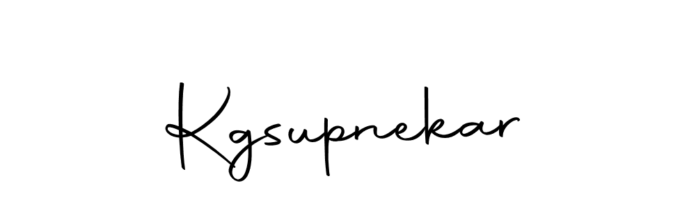 Make a short Kgsupnekar signature style. Manage your documents anywhere anytime using Autography-DOLnW. Create and add eSignatures, submit forms, share and send files easily. Kgsupnekar signature style 10 images and pictures png