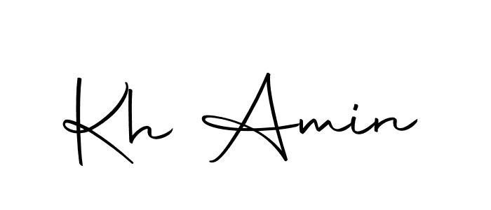 Create a beautiful signature design for name Kh Amin. With this signature (Autography-DOLnW) fonts, you can make a handwritten signature for free. Kh Amin signature style 10 images and pictures png