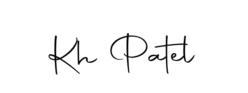 Kh Patel stylish signature style. Best Handwritten Sign (Autography-DOLnW) for my name. Handwritten Signature Collection Ideas for my name Kh Patel. Kh Patel signature style 10 images and pictures png