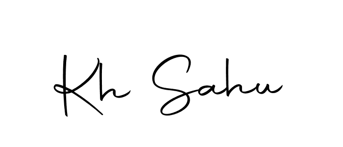 Kh Sahu stylish signature style. Best Handwritten Sign (Autography-DOLnW) for my name. Handwritten Signature Collection Ideas for my name Kh Sahu. Kh Sahu signature style 10 images and pictures png