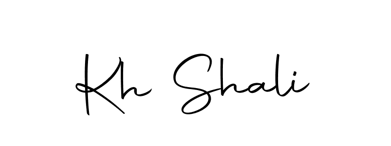 Also we have Kh Shali name is the best signature style. Create professional handwritten signature collection using Autography-DOLnW autograph style. Kh Shali signature style 10 images and pictures png