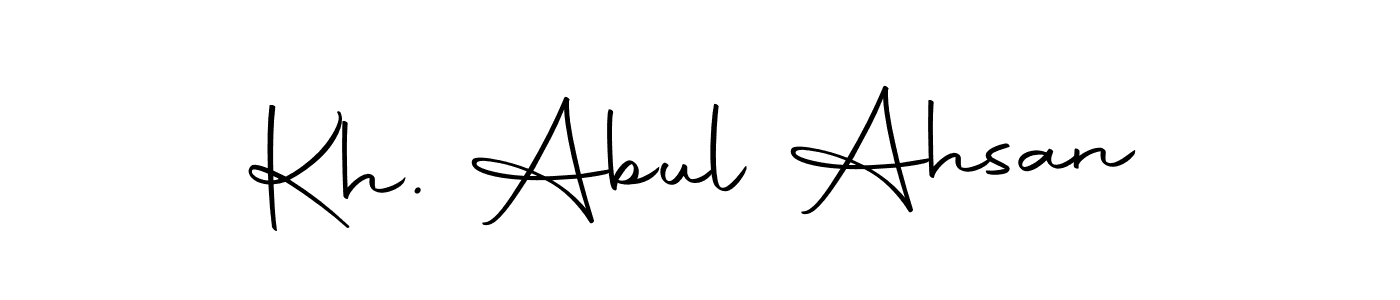 This is the best signature style for the Kh. Abul Ahsan name. Also you like these signature font (Autography-DOLnW). Mix name signature. Kh. Abul Ahsan signature style 10 images and pictures png