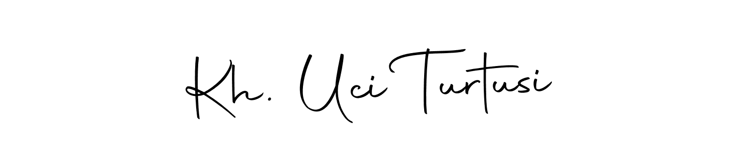 Kh. Uci Turtusi stylish signature style. Best Handwritten Sign (Autography-DOLnW) for my name. Handwritten Signature Collection Ideas for my name Kh. Uci Turtusi. Kh. Uci Turtusi signature style 10 images and pictures png