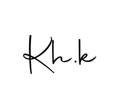 Also we have Kh.k name is the best signature style. Create professional handwritten signature collection using Autography-DOLnW autograph style. Kh.k signature style 10 images and pictures png