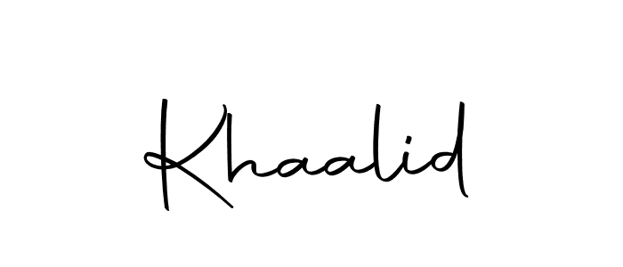 How to make Khaalid signature? Autography-DOLnW is a professional autograph style. Create handwritten signature for Khaalid name. Khaalid signature style 10 images and pictures png