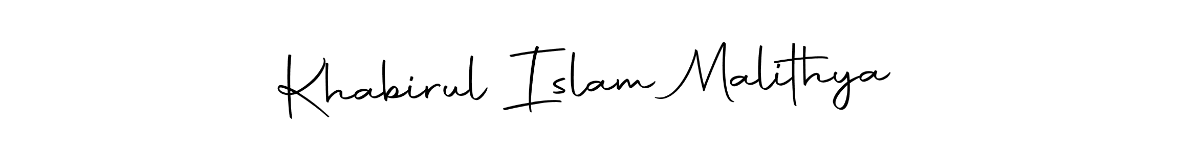 How to make Khabirul Islam Malithya signature? Autography-DOLnW is a professional autograph style. Create handwritten signature for Khabirul Islam Malithya name. Khabirul Islam Malithya signature style 10 images and pictures png
