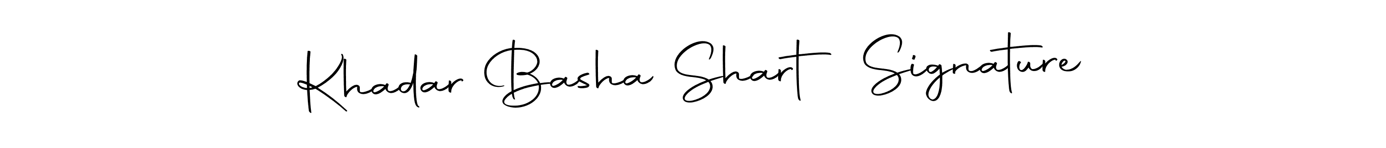 Use a signature maker to create a handwritten signature online. With this signature software, you can design (Autography-DOLnW) your own signature for name Khadar Basha Shart Signature. Khadar Basha Shart Signature signature style 10 images and pictures png