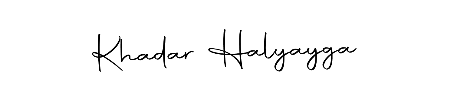 You can use this online signature creator to create a handwritten signature for the name Khadar Halyayga. This is the best online autograph maker. Khadar Halyayga signature style 10 images and pictures png