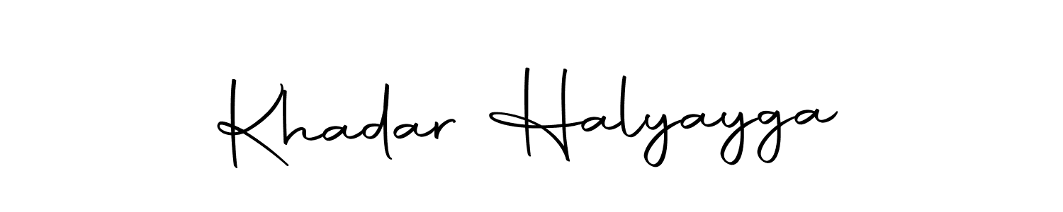Make a short Khadar Halyayga signature style. Manage your documents anywhere anytime using Autography-DOLnW. Create and add eSignatures, submit forms, share and send files easily. Khadar Halyayga signature style 10 images and pictures png
