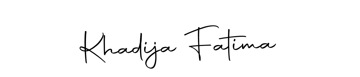 Khadija Fatima stylish signature style. Best Handwritten Sign (Autography-DOLnW) for my name. Handwritten Signature Collection Ideas for my name Khadija Fatima. Khadija Fatima signature style 10 images and pictures png