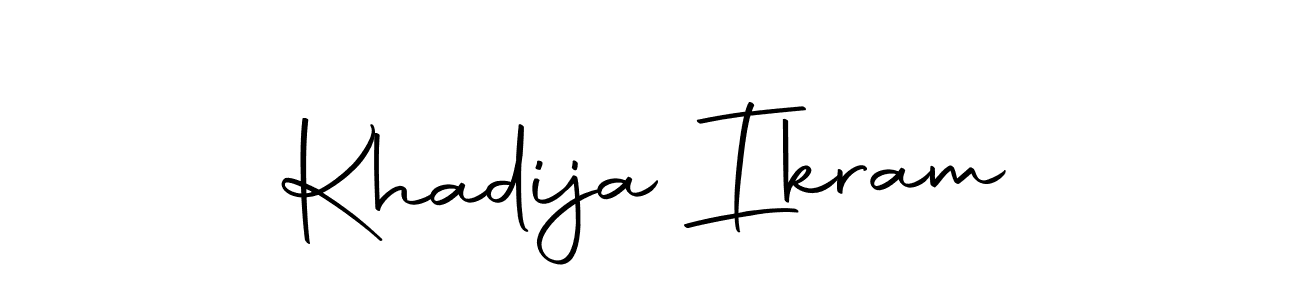 Khadija Ikram stylish signature style. Best Handwritten Sign (Autography-DOLnW) for my name. Handwritten Signature Collection Ideas for my name Khadija Ikram. Khadija Ikram signature style 10 images and pictures png
