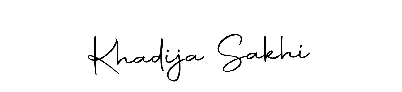 Khadija Sakhi stylish signature style. Best Handwritten Sign (Autography-DOLnW) for my name. Handwritten Signature Collection Ideas for my name Khadija Sakhi. Khadija Sakhi signature style 10 images and pictures png