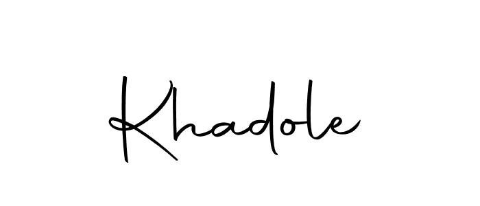 Also we have Khadole name is the best signature style. Create professional handwritten signature collection using Autography-DOLnW autograph style. Khadole signature style 10 images and pictures png