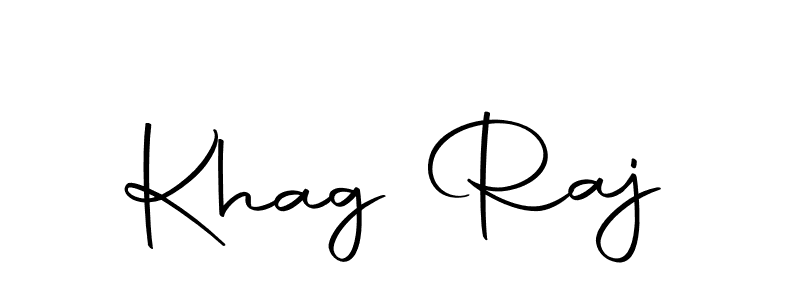 Khag Raj stylish signature style. Best Handwritten Sign (Autography-DOLnW) for my name. Handwritten Signature Collection Ideas for my name Khag Raj. Khag Raj signature style 10 images and pictures png